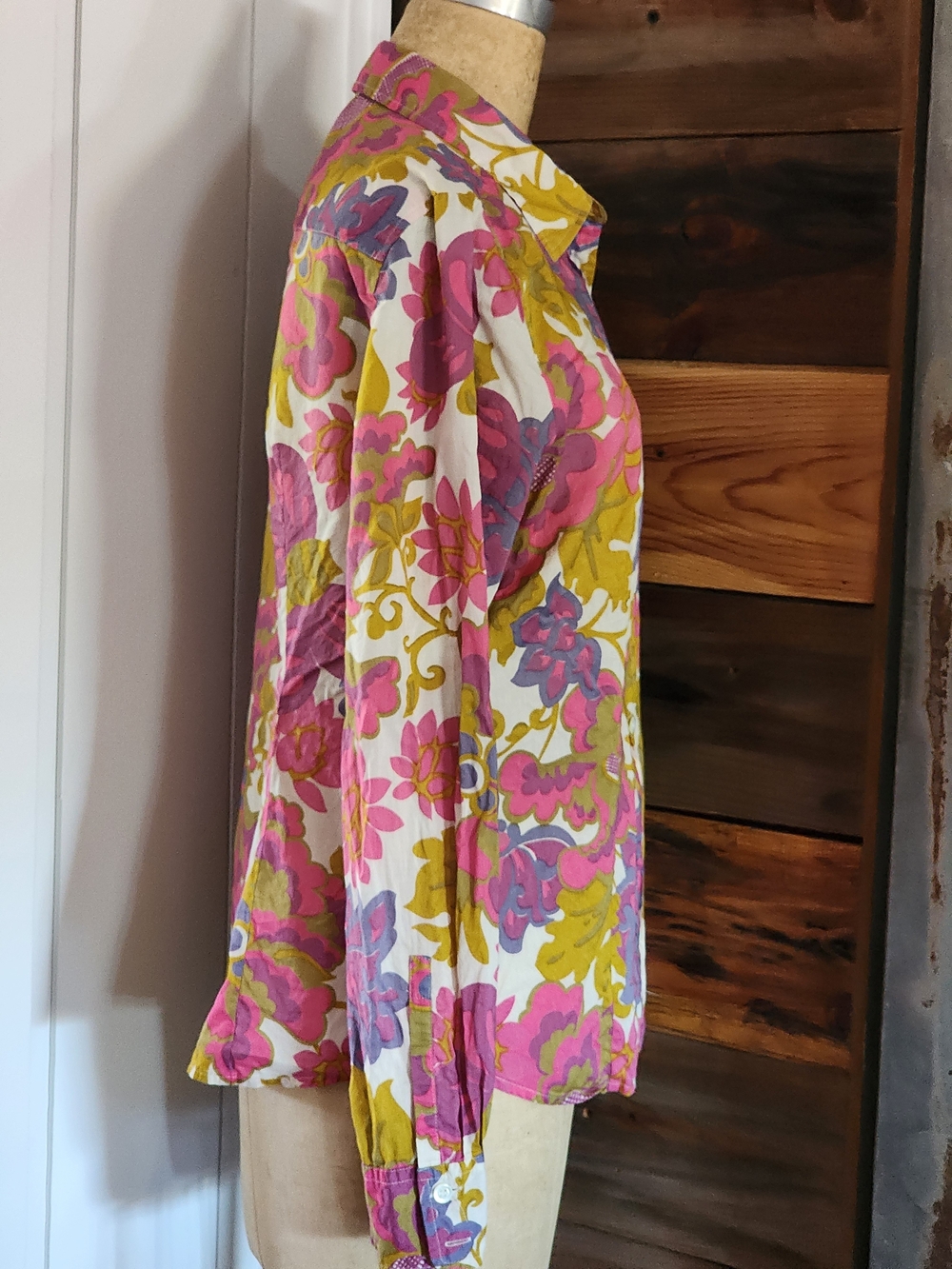 J. Crew Multicolor Floral Button-Up Shirt - Picture 3 of 5